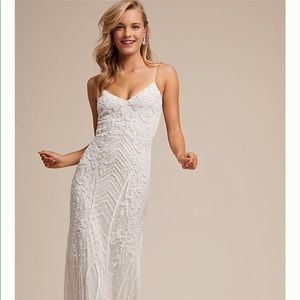 Adrianna Papell wedding dress from Anthropology